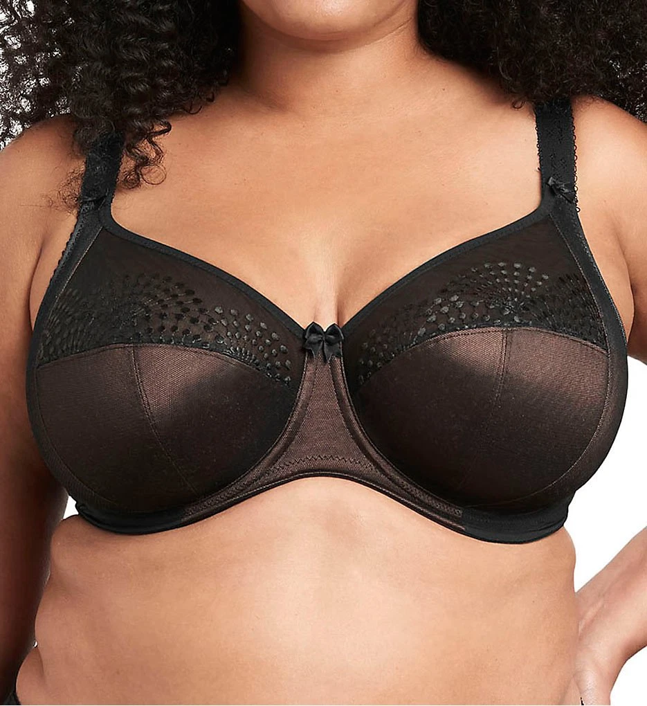 Goddess BLACK Sarah Underwire Banded Bra, US 36G, UK 36F