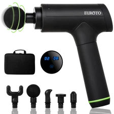 LCD Massage Gun Percussion Massager Deep Tissue Muscle Vibrating Relax 6 Speed