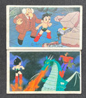 Astro boy Japanese Menko Atom Osamu Tezuka Vintage Collectible Card Set of 2