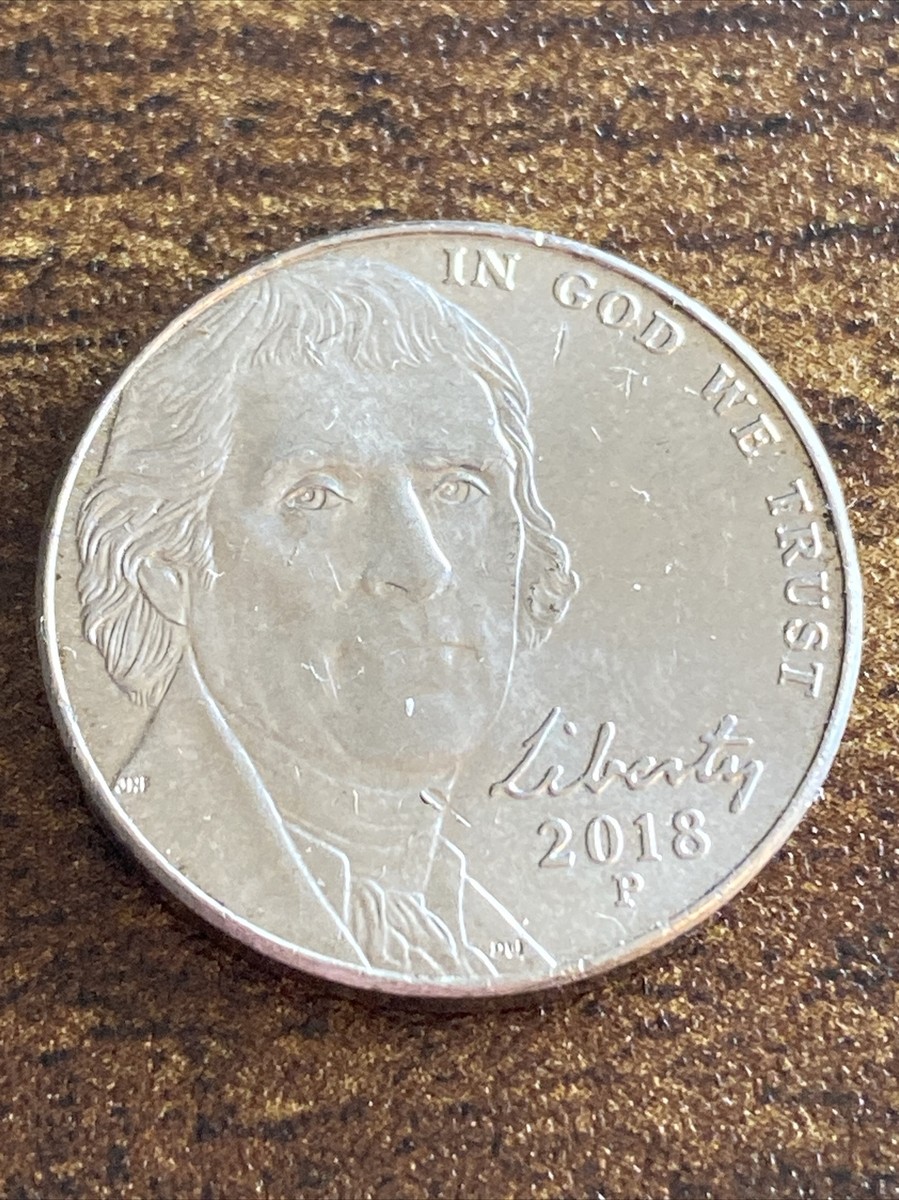 2018 P Jefferson Nickel Five (5) Cent Actual Coin TK3136* | eBay