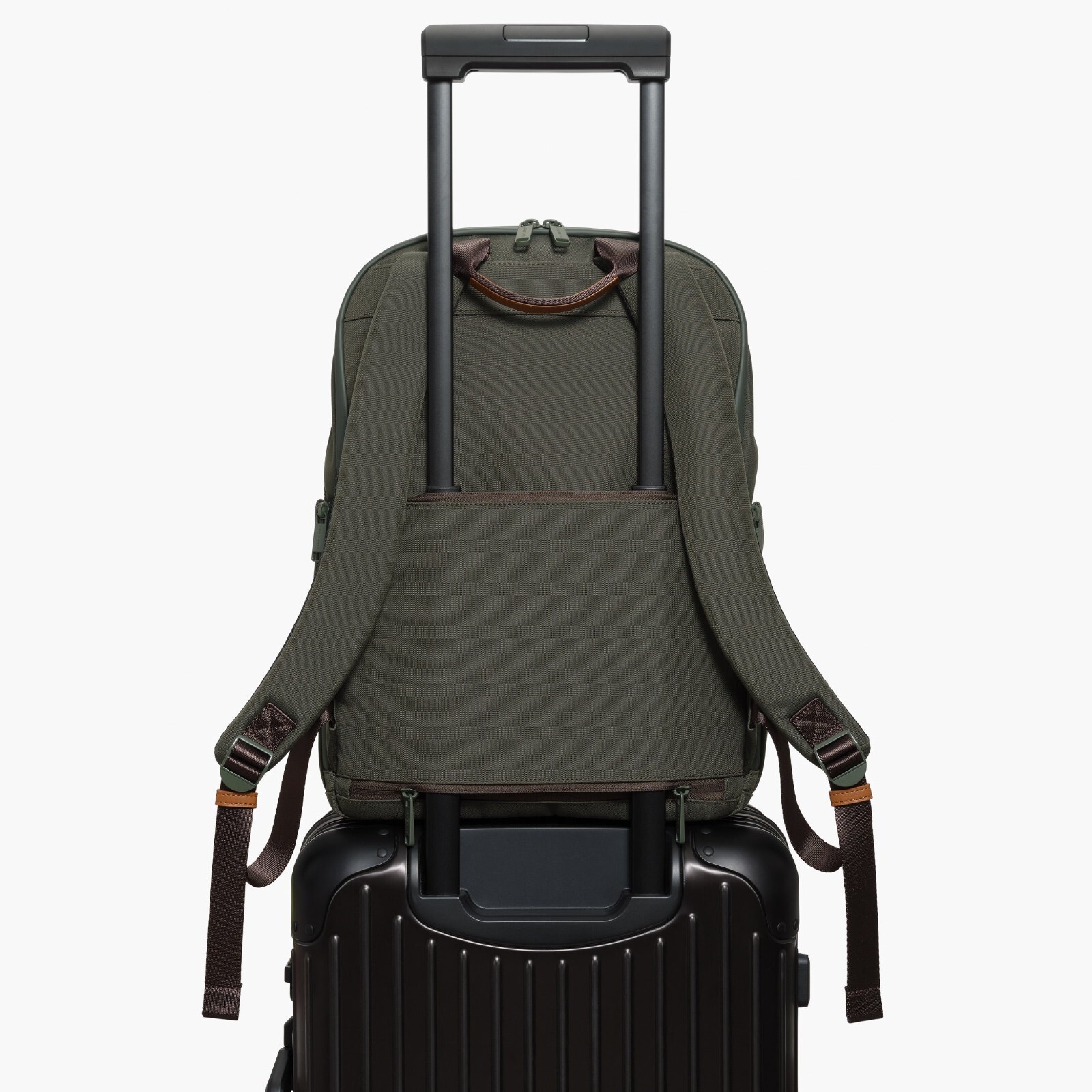 Lo & Sons Backpack Carry-on Bag The Hanover Supreme Minimalist Olive Green