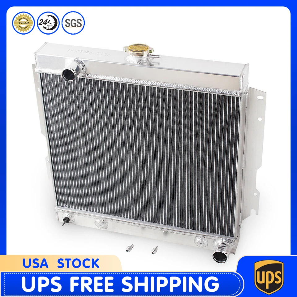 3Row Radiator for 71-79 Dodge B100 200 300/D100 150 300/W Pickup/Van Ramcharger Foto 4 de 4