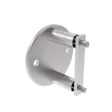 Edelstahl Wandanker für Rund Geländerpfosten 42,4mm Pfostenhalter VA Steher V2A