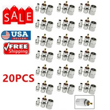 20-40PCS PL259 Male Solder Connector Plug W/Reducer for RG8X Coaxial Coax Cable