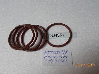 Two (2) Caterpillar OEM 8J4351 Orings - New