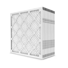 20x25x1 Pleated Furnace Air Filter FPR 5 MERV 8   12-Pack Standard HVAC