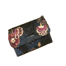 Vera Bradley Quilted Floral Trifold Wallet Pu...