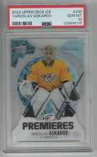 2023-24 UPPER DECK ICE YAROSLAV ASKAROV ROOKIE/249 PSA 10 