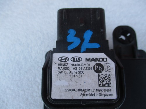 2017 2018 2019 Hyundai Ioniq Adaptive Cruise Distance Sensor Radar 96400-G2100 - Picture 4 of 6