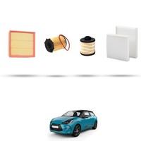 Hoffcar Set Service - 4 Filter FüR Citroen DS3 1.6 Bluehdi 73Kw Von 2014