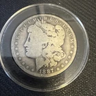 Morgan Silver Dollar 1887-0 .