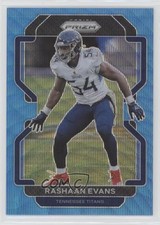 2021 Panini Prizm Blue Wave Prizm 197/199 Rashaan Evans #6 0oa7