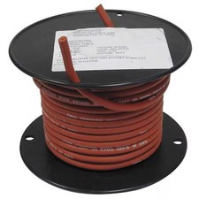 Rowe Sw185m3050 Hv, High-Voltage Lead Wire, Nickel Plated Copper, 18 Awg, Red,