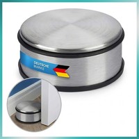 TüRstopper Edelstahl BodentüRstopper TüRpuffer TüRhalter Gummi Rund 11X6Cm 1200G