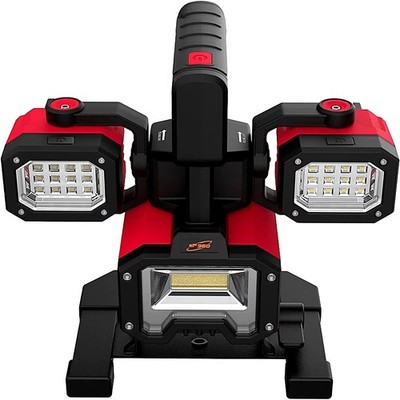 Rechargeable 2000 Lumen LED Work Light Spotlight Magnetic Portable Adjustable