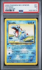 2000 POKEMON NEO GENESIS 1ST EDITION #81 TOTODILE PSA 7 on eBay