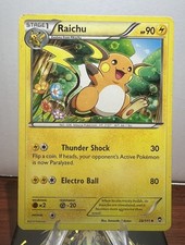 Raichu 28/111 Uncommon Furious Fists Pokemon Heavily Played
