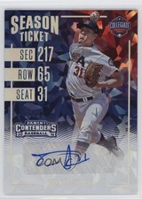 2016 Elite Extra Edition Season Ticket Cracked Ice /24 Tanner Houck Auto 0s3