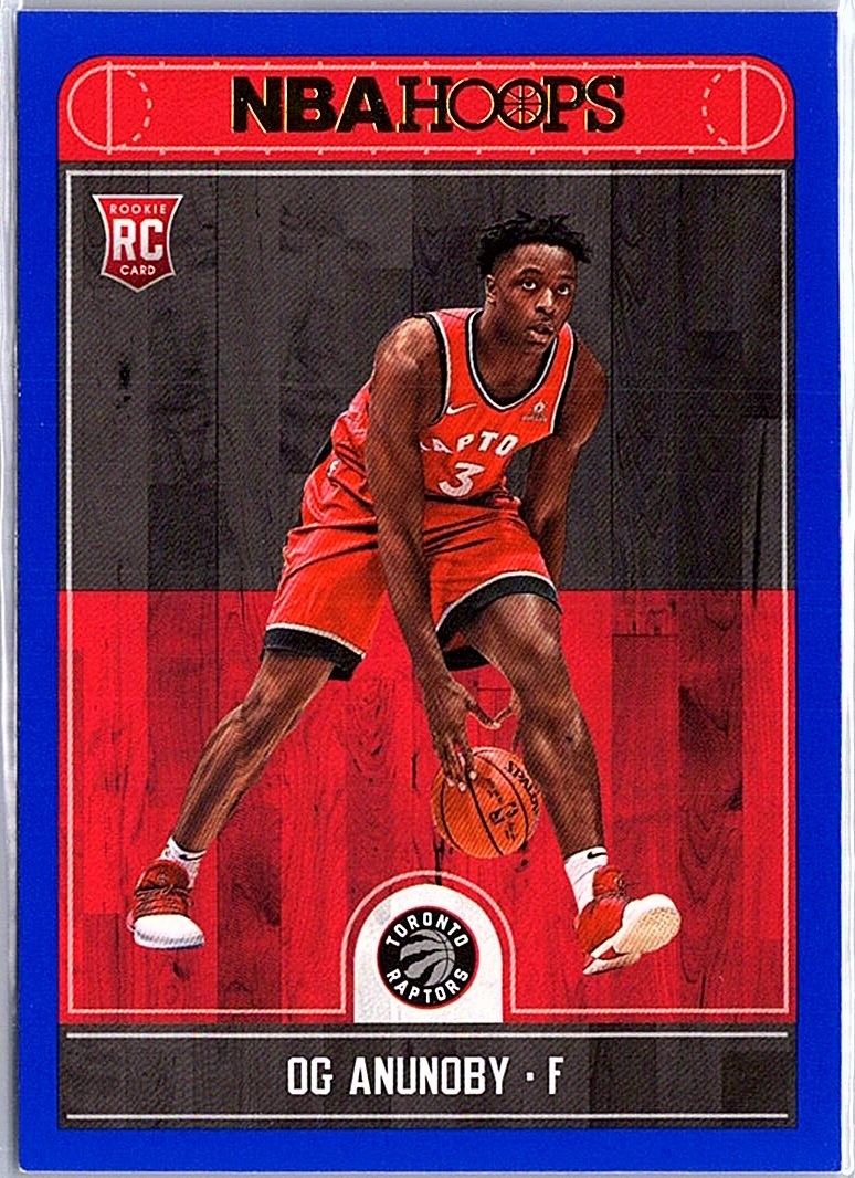 2017-18 Hoops #273 OG Anunoby Blue