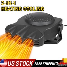 Car Heater Defogger Fan, Portable 30 Second Fast Heating Defrost Defogger Coo