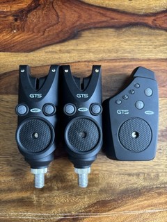 NGT GTS Bite Alarms With Receiver 2 Alarms Barely Used Carp Fishing Tackle
