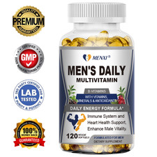 Multivitamin for Men 120 Capsules - Vitamins and Minerals - NON GMO, Gluten Free