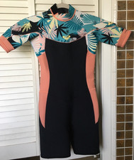 ROXY Girls' 2/2 SYNCRO BZ S/S Spring Suit - XKMY - Size 12G