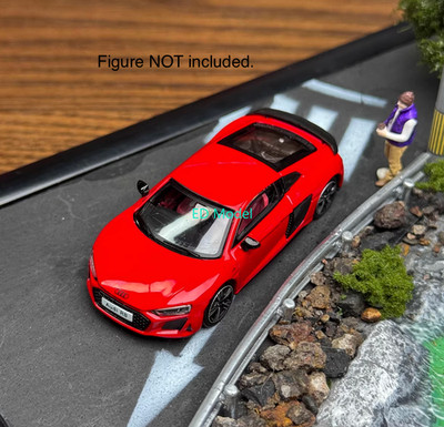 BN Masdi 1:64 Red 2022 R8 V10 Coupe Sports Model Diecast Metal Car 