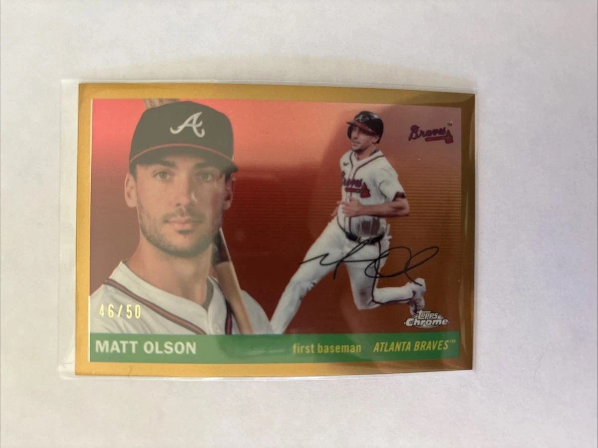 Matt Olson Baseball Serial Numbered Sports Trading Cards 