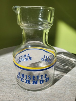 Vintage Pernod Anisette Carafe Pastis Bottle ca. 1960 BOHEMIAN PARIS CAFE MOD