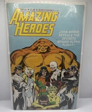 AMAZING HEROES #22 1983 - 1st NEW ALPHA FLIGHT PREVIEW, PUCK, MARRINA