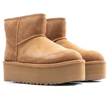 UGG Women's Classic Mini Platform Boots in Chestnut Model 1134991