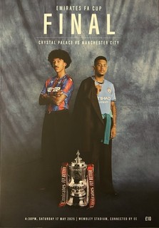 Crystal Palace v Manchester City 2025 FA Cup Final Programme