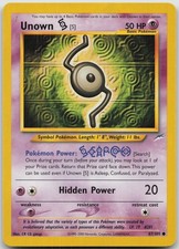 Unown [S] Common Unlimited Neo Destiny 087/105 MP CR CG gangs on eBay