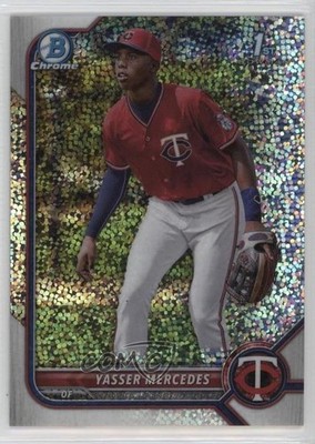 2022 Bowman Chrome Prospects Speckle Refractor /299 Yasser Mercedes #BCP-171 pe8