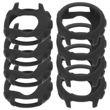 8pcs Soft Silicone Protective Cover: Sport Watch Shell - Full Bumper Frame