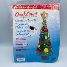 Quick Count Christmas Tree Kit Plastic Canvas 3057353 Holiday Decor