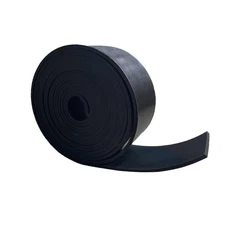 Solid Rubber Strips 1/8 (.125)" Thick X 2" Wide X 10'Long, Solid Rubber Sheet
