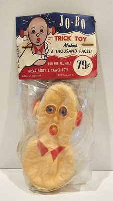 50's JO-BO TRICK TOY MAKES A THOUSAND FACES NEW BY BLAKE OF BOSTON 