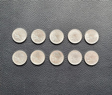 LOT#1 / INVESTISSEMENT -  10x 5 FRANCS SEMEUSE ARGENT 1962 1963