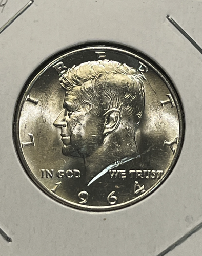 1964 Kennedy Half Dollar Silver 90% BU Uncirculated