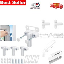 4 Pcs Window Jammer Locks - Durable Security for UPVC & PVC Doors and Windows