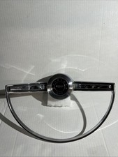 1965 Ford Fairlane Steering Wheel Horn Ring Nice 724 1965 Ford Fairlane Steering Wheel Horn Ring Nice 724