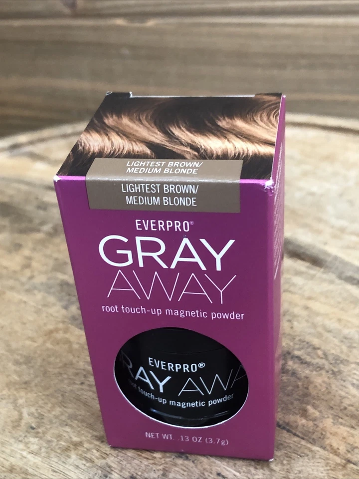 Everpro Gray Away Polvo Magnético Marrón Más Claro Medio Rubio Nuevo Foto 2 de 4