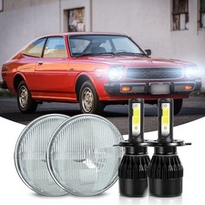 for Toyota Corolla 1968-1979 NEW 2026 Pair 7"inch Round LED Headlights Withe AA