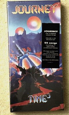 JOURNEY - Time3 (1992, 3x CD Deluxe Box Set). FACTORY SEALED with hype sticker