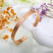 Pure Copper Magnetic Bracelet Arthritis Therapy Energy Bangle Pain Relief USA