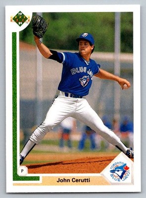 1991 Upper Deck John Cerutti #585 Toronto Blue Jays