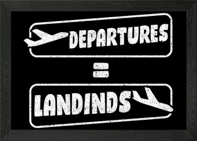 Flugzeug Pilot Luftfahrt Gerahmtes Wandbild Poster Leinwanddruck Bild