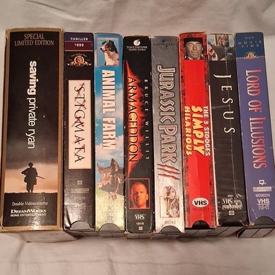 Multiple-VHS Movie Entertainmet Package
